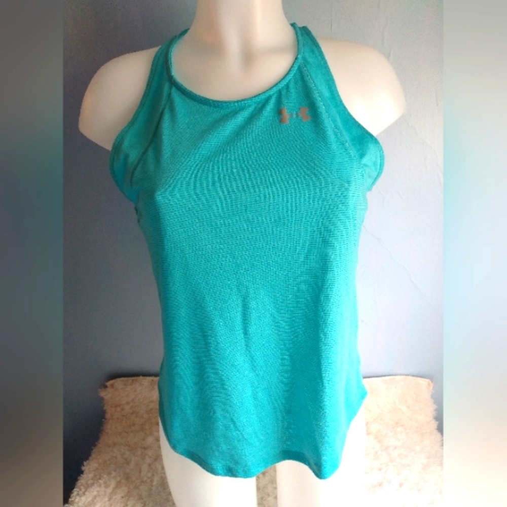 Under Armour women's medium blue athletic tank top